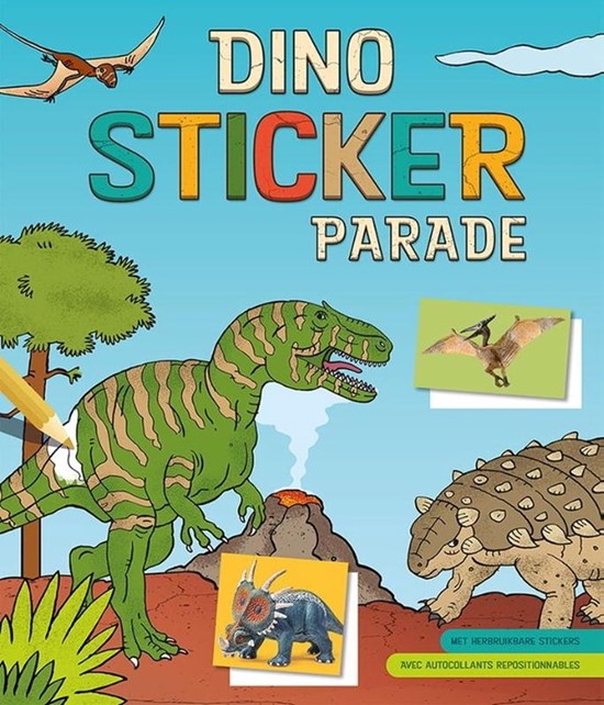 deltas DINO Sticker Parade Boek