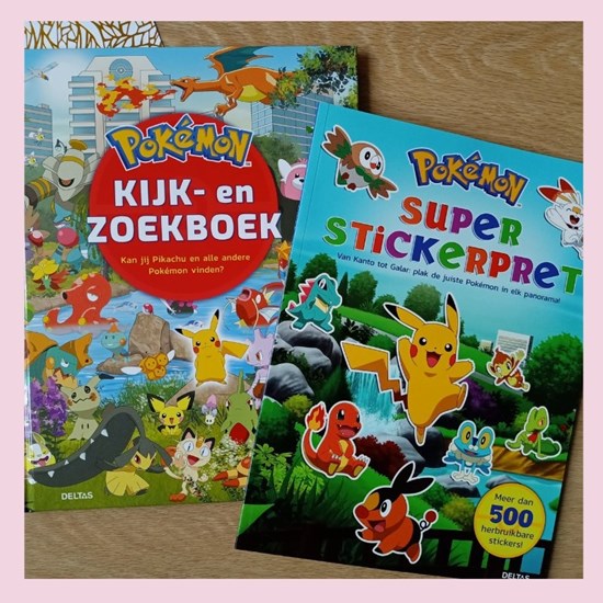 deltas Pokémon SUPER Stickerpret boek MEER DAN 500 Herbruikbare Stickers