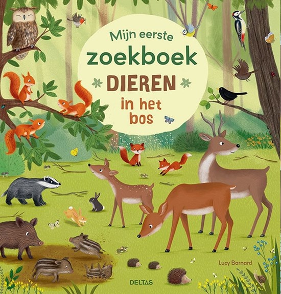 deltas Dieren in het Bos Mijn Eerste Zoekboek 3+