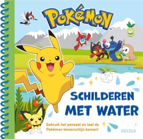 deltas Pokémon Schilderen met Water inclusief Waterpen 