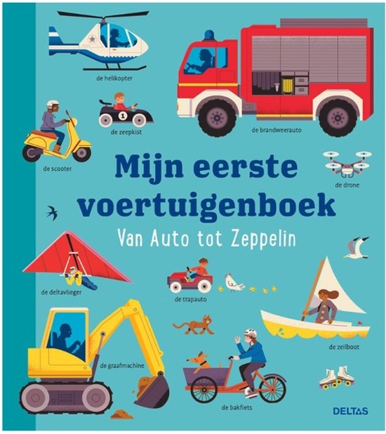 deltas Mijn Eerste Voertuigen Kartonboek vanaf 2 jaar 