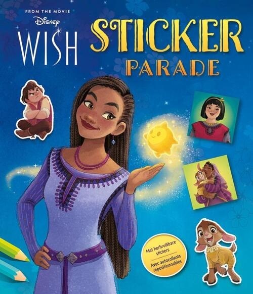 deltas Disney Wish Sticker Parade Knutselboek