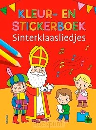 deltas Kleur en Stickerboek Sinterklaas Liedjes 