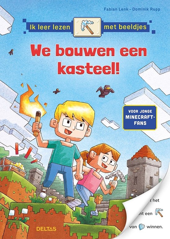 deltas We Bouwen een Kasteel Boek voor Jonge Minecraft fans vanaf 6 jaar 