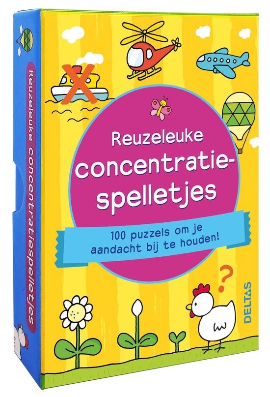 deltas Reuzeleuke Concentratie Spelletjes in Doos
