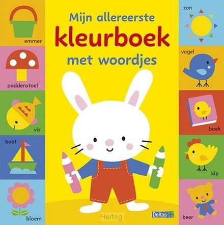 Deltas Mijn allereerste kleurboek met woordjes - Spelen en leren met Billi 2+