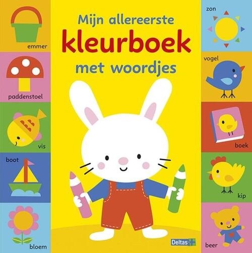 Deltas Mijn allereerste kleurboek met woordjes - Spelen en leren met Billi