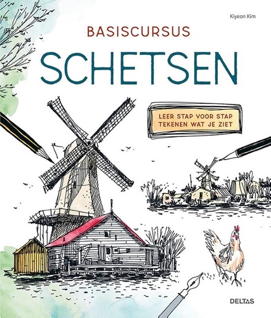 deltas Basiscursus Schetsen boek 