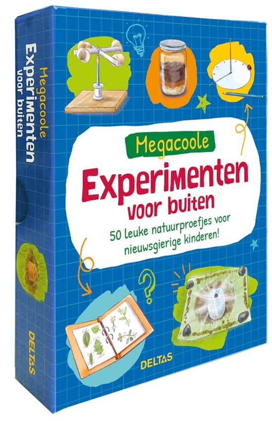 Deltas Megacoole experimenten voor buiten - doos met kaarten