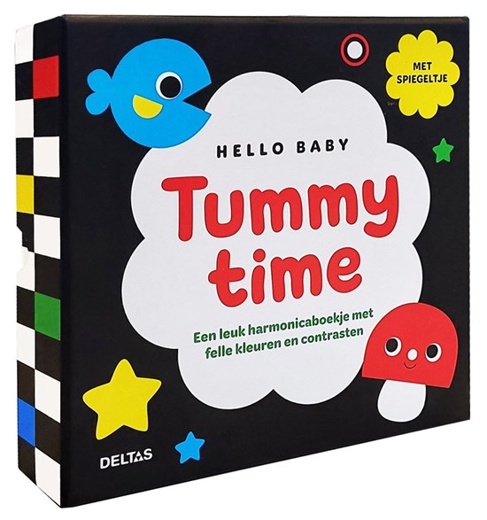 deltas Hello Baby Tummy Time boek in Kadodoos 