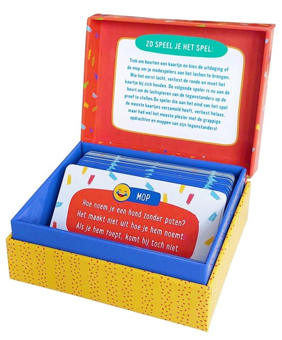 Deltas Laat me niet lachen - doos met 50 kaarten