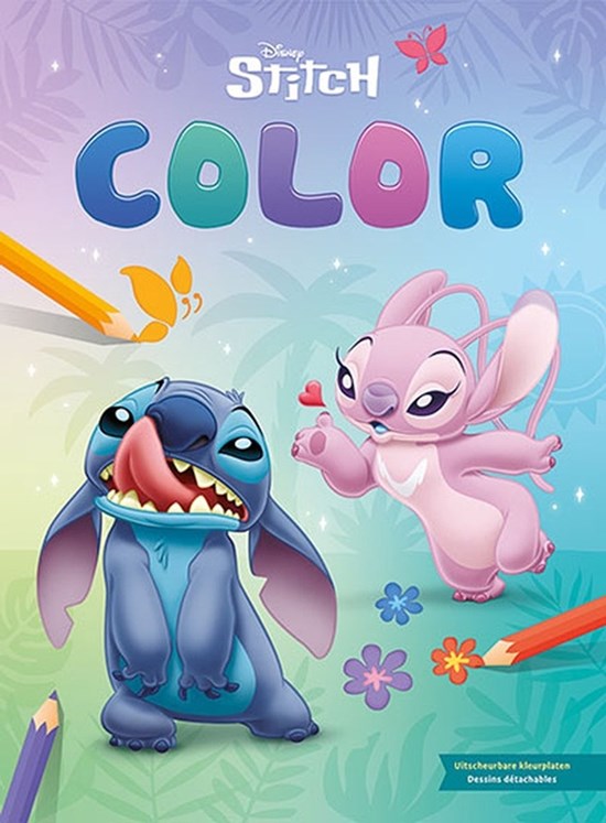 deltas Disney Stitch GROTE Kleurboek 