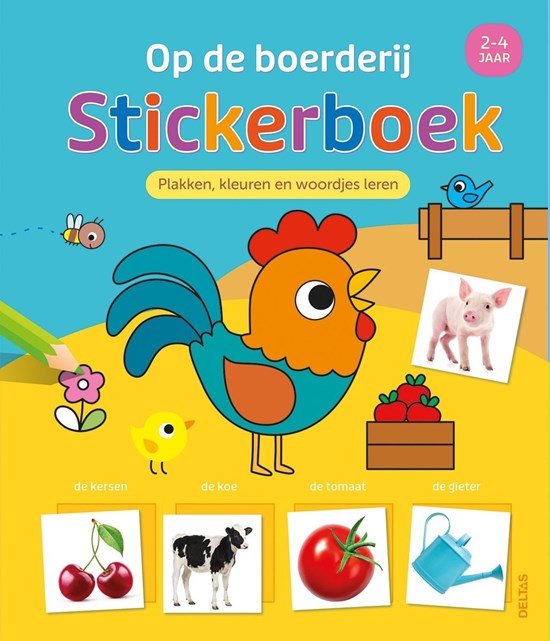 Deltas Op de boerderij Stickerboek 2-4 jaar