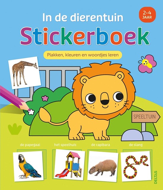 Deltas In de dierentuin Stickerboek 2-4 jaar