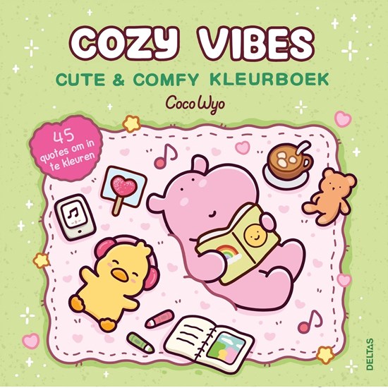 Deltas Cozy Vibes Cute & Comfy kleurboek Coco Wyo