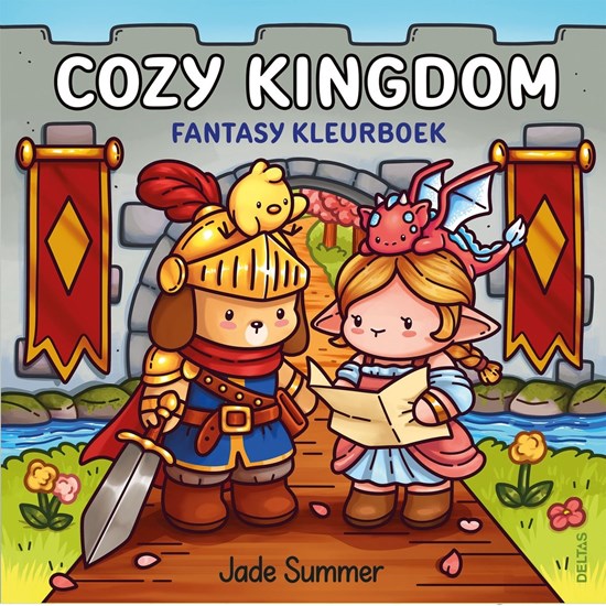 Deltas Cozy Kingdom - Fantasy kleurboek Jade Summer