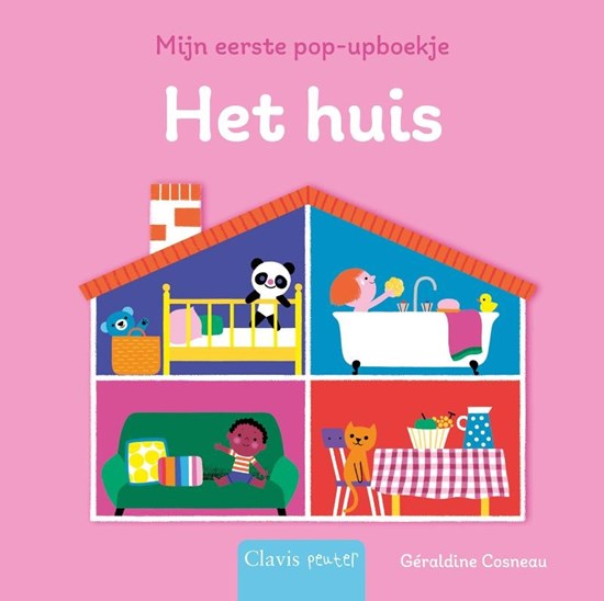 clavis Kartonboek Mijn Eerste Pop-Up boekje het Huis