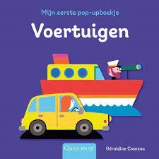 clavis Kartonboek Mijn Eerste Pop-Upboejkje Voertuigen 