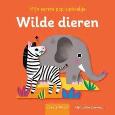 clavis Kartonboek Mijn Eerste op-upboekje Wilde Dieren