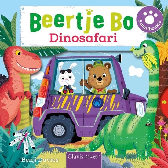 clavis Karton Schuifboek Beertje Bo Dinosafari 