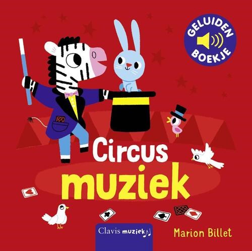 clavis Karton Geluidenboek Circus Muziek