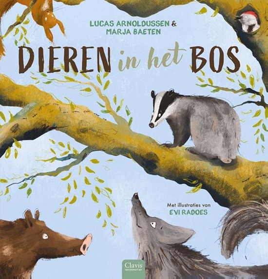 clavis Prentenboek Dieren in het Bos 7+
