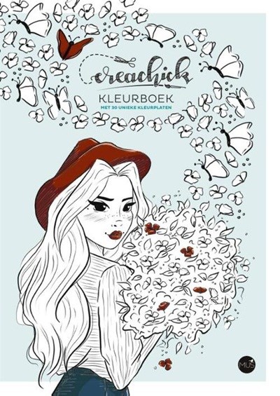 CreaChick Kleurboek Nr. 1 A4 Formaat 