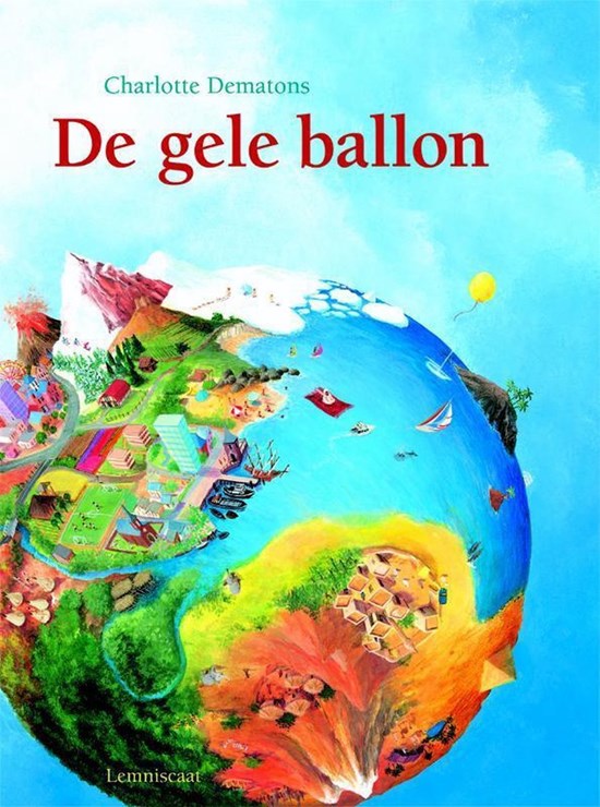 lemniscaat Charlotte Dematons de Gele Ballon GROOT Karton boek 