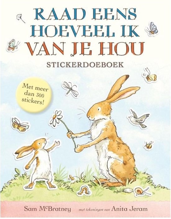 lemniscaat Stickerboek Raad Eens Hoeveel Ik van je Hou !