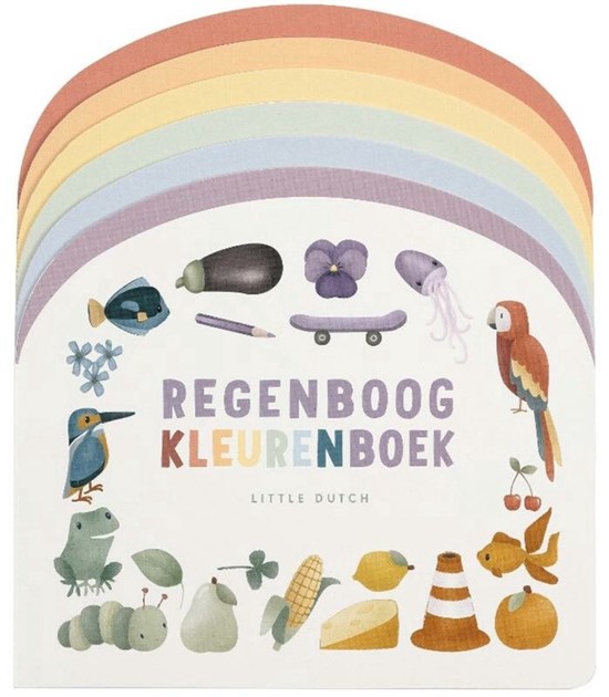 Little Dutch Regenboog Kleurenboek 