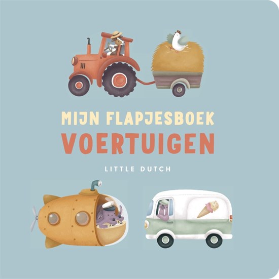 Little Dutch Mijn Voertuigen Flapjesboek 