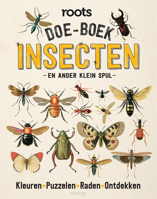 doe boek INSECTEN en ANDER klein SPUL