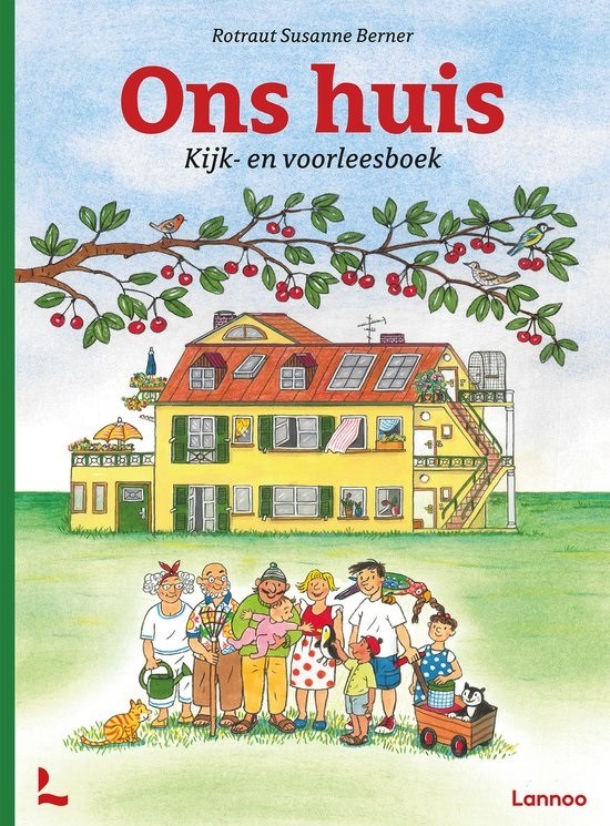 lannoo A4 Kartonboek Kijk en Voorleesboek Ons Huis 2+ 