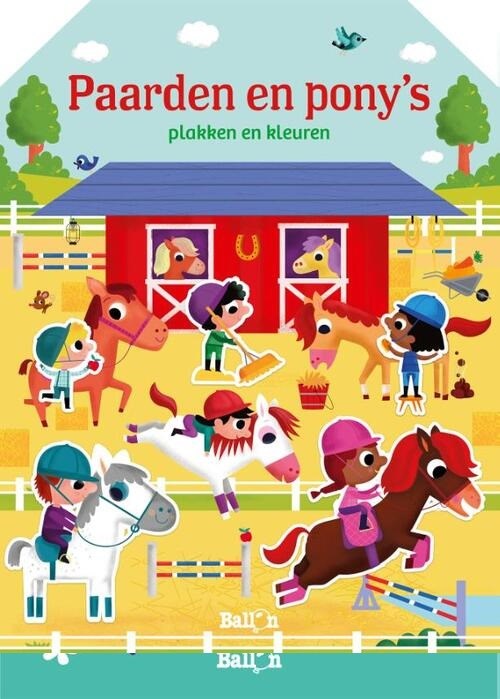 de ballon PAARDEN en PONY's PLAKKEN en KLEUREN