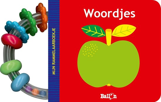 de Ballon Rammelaar Kartonboekje Woordjes 6mnd+ 