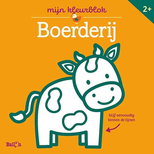 ballon BOERDERIJ MIJN KLEURBOEK 3+