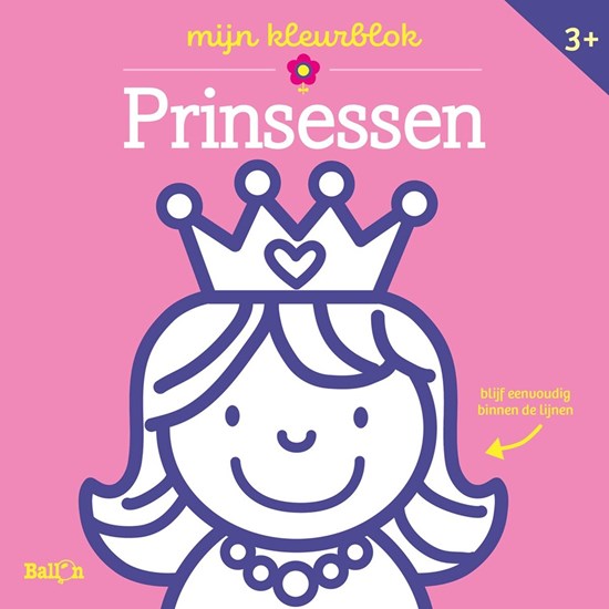 de Ballon Mijn Kleurblok Prinsessen 3+