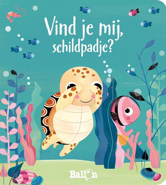 de Ballon Kartonboek Vind Je Mij Schildpadje 12mnd+ 