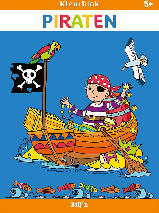 de ballon Kleurblok Piraten 5+ 