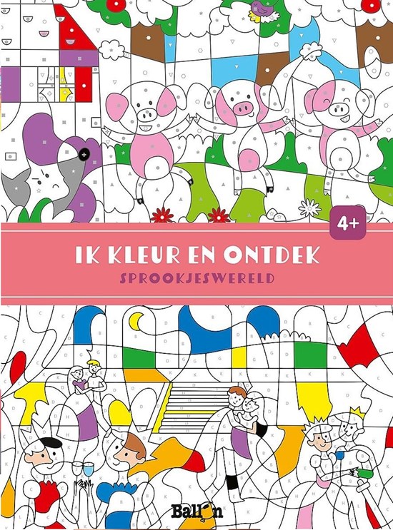 de ballon IK KLEUR en ONTDEK SPROOKJESWERELD 
