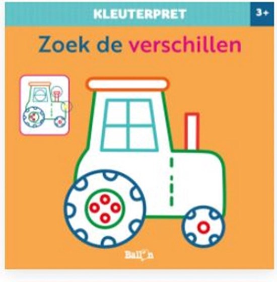 de ballon van Stip naar Stip Zoek de Verschillen 3+ 