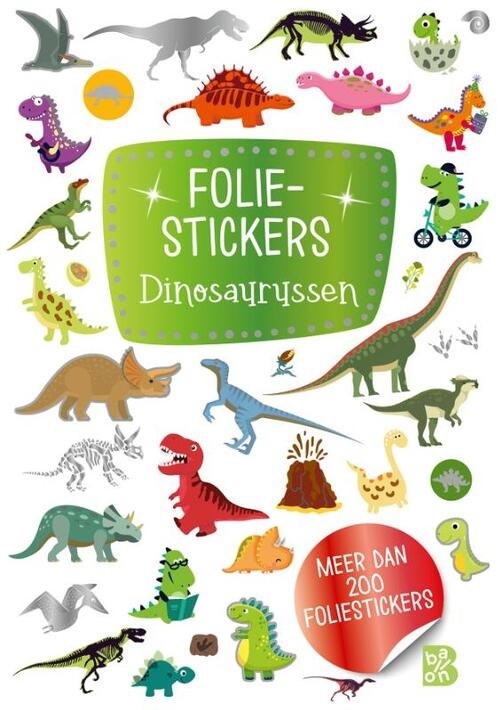 de Ballon Folie Stickerboek Dinosaurussen