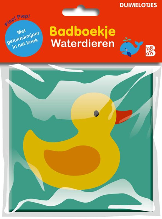de ballon Duimelotjes Badboekje Waterdieren Piep! Piep! 6mnd+
