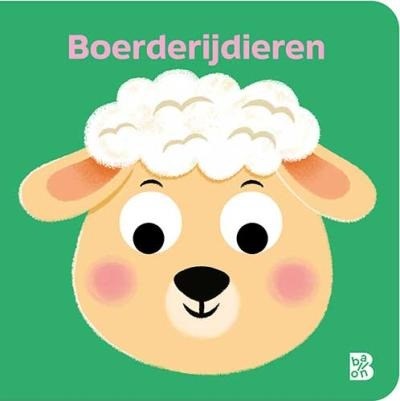 de Ballon Kartonboek Boerderijdieren met Oogjes 6mnd+ 