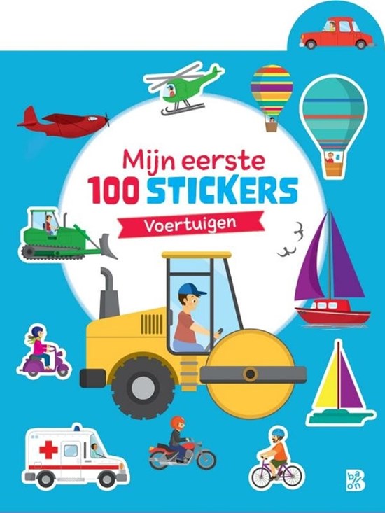 de Ballon Mijn EERSTE 100 Stickers Voertuigen 2+