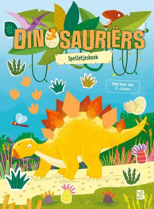 de Ballon Dinosauriërs Spelletjesboek met MEER DAN 75 Stickers 