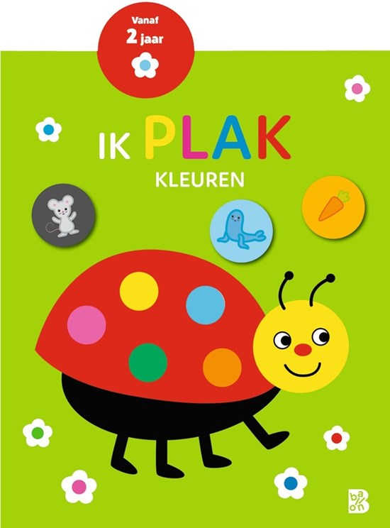 de Ballon Ik Plak Kleuren 2+ 