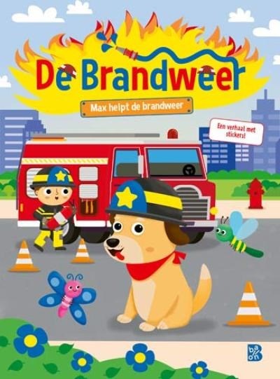 de Ballon de Brandweer Spelletjes & Stickerboek A4 formaat