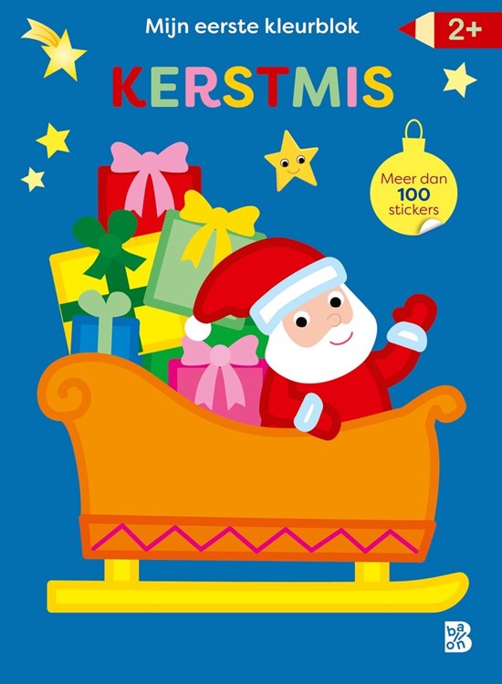 de Ballon Mijn Eerste Kleurboek Kerstmis  2+