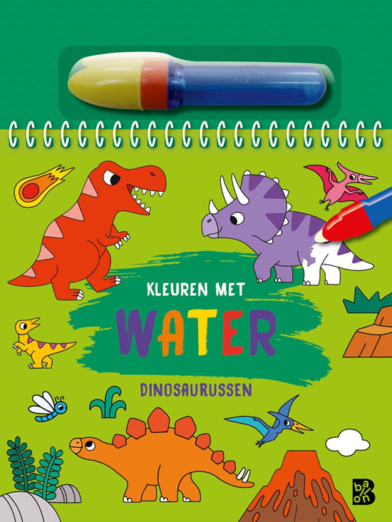 de ballon Kleuren met Water voor de Kleintjes Dinosaurussen 18mnd+